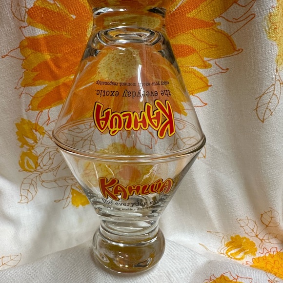 Kahula Logo liquor glassware-Vintage Set of 2. Perfect preowned condition - Picture 7 of 7